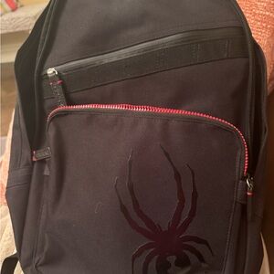 NWOT Black & Red Spyder Backpack